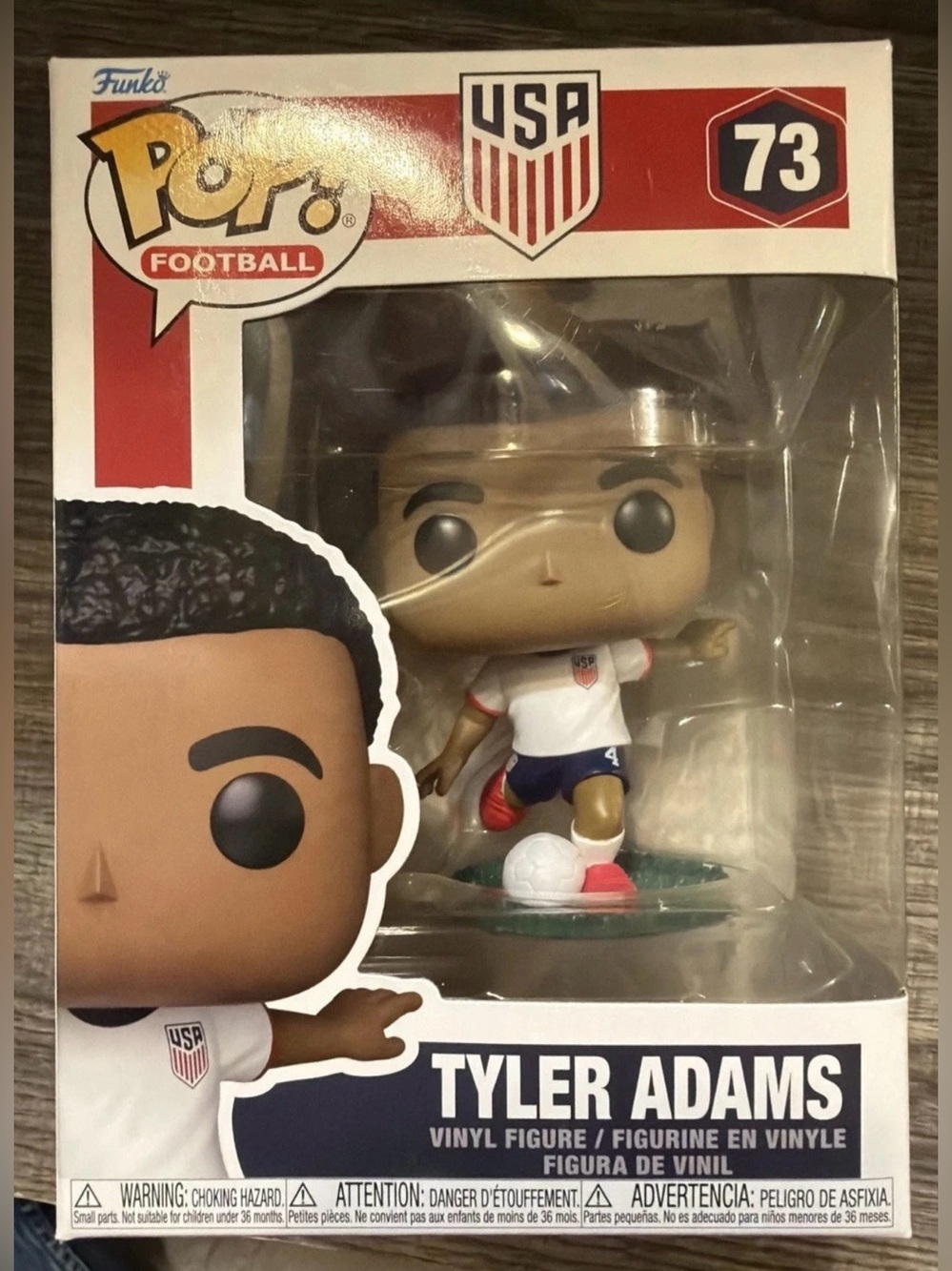 Football World Cup 2026 USA Tyler Adams Funko Pop! Vinyl Figure #73